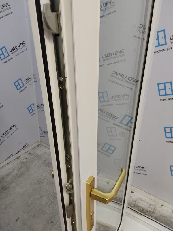 Used White Upvc French Doors 1470mm x 2010mm EA1 - Image 7