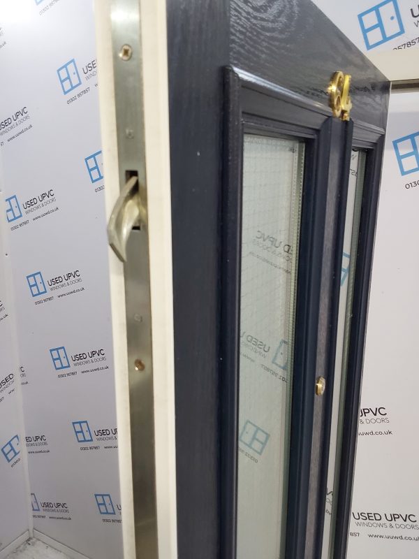 Used Blue Composite Front Door 845mm x 1970mm 0515 - Image 6