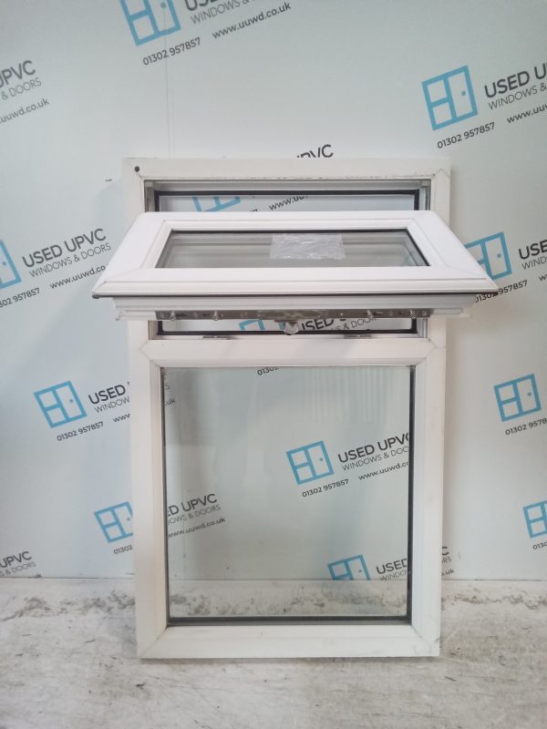 Used White Upvc Window 620mm x 1000mm W0035 - Image 2