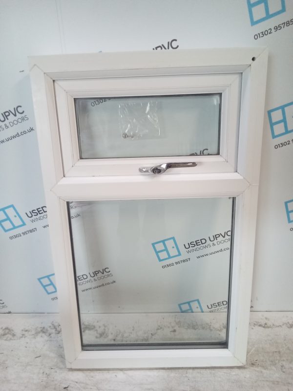 Used White Upvc Window 620mm x 1000mm W0035 - Image 5