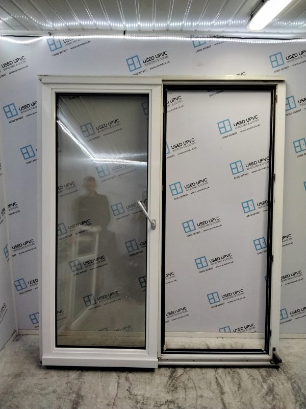 Used White Upvc Sliding Patio Doors 1805mm x 2135mm EA2 - Image 3