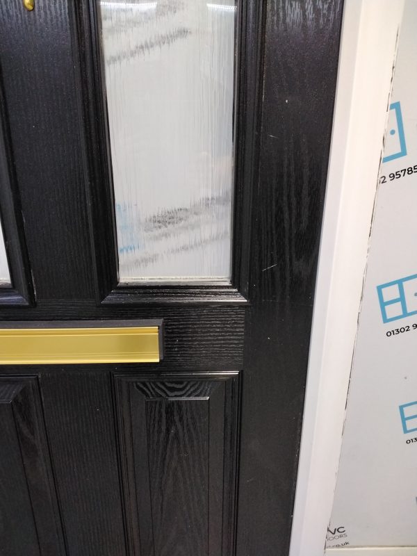 Used Black Composite Front Door 920mm x 2040mm 0490 - Image 8