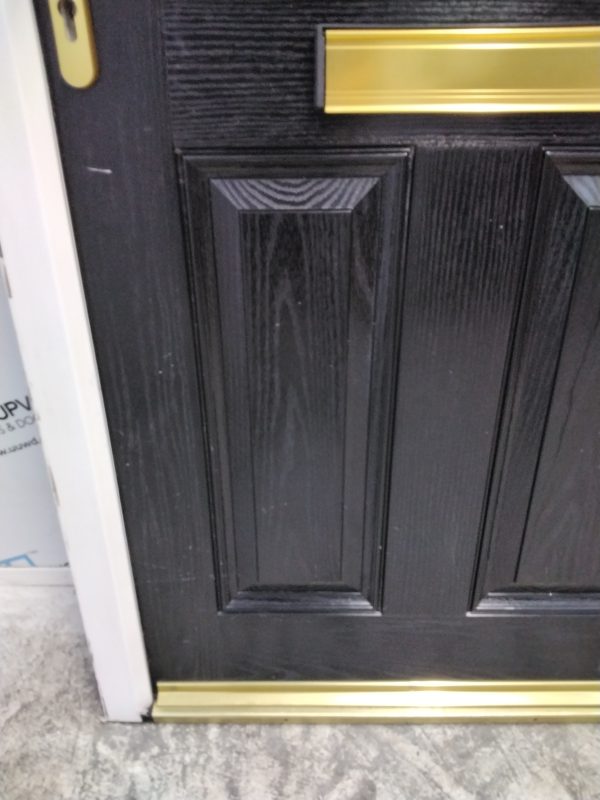 Used Black Composite Front Door 920mm x 2040mm 0490 - Image 7