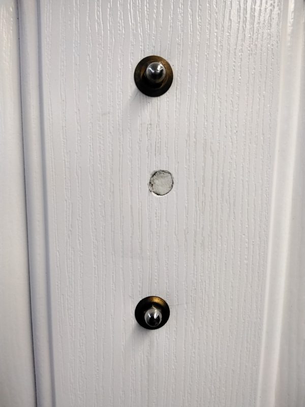 Used Brown Composite Front Door 900mm x 2100mm 0050 - Image 7