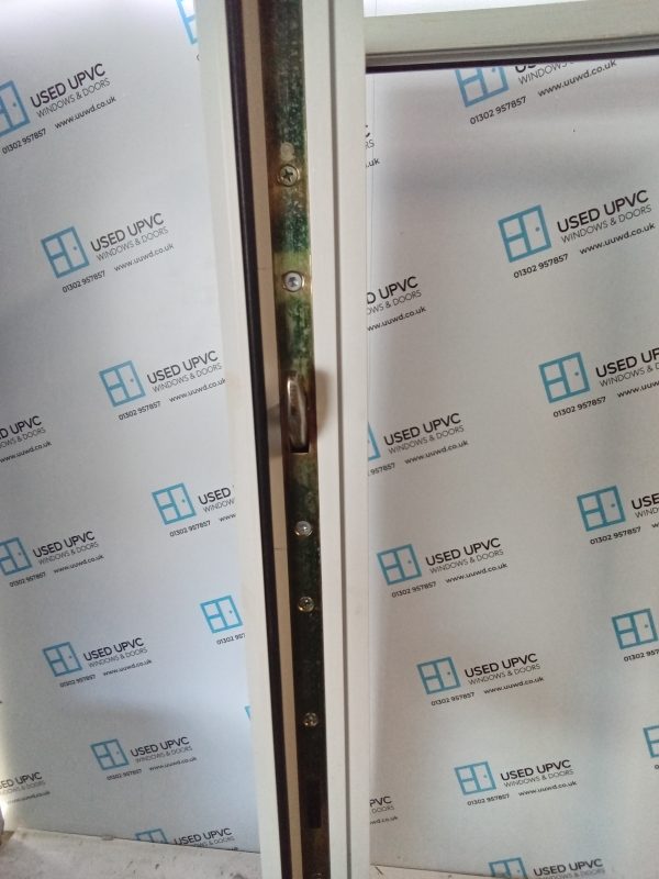 Used White Upvc Back Door 920mm x 2050mm C6063 - Image 4