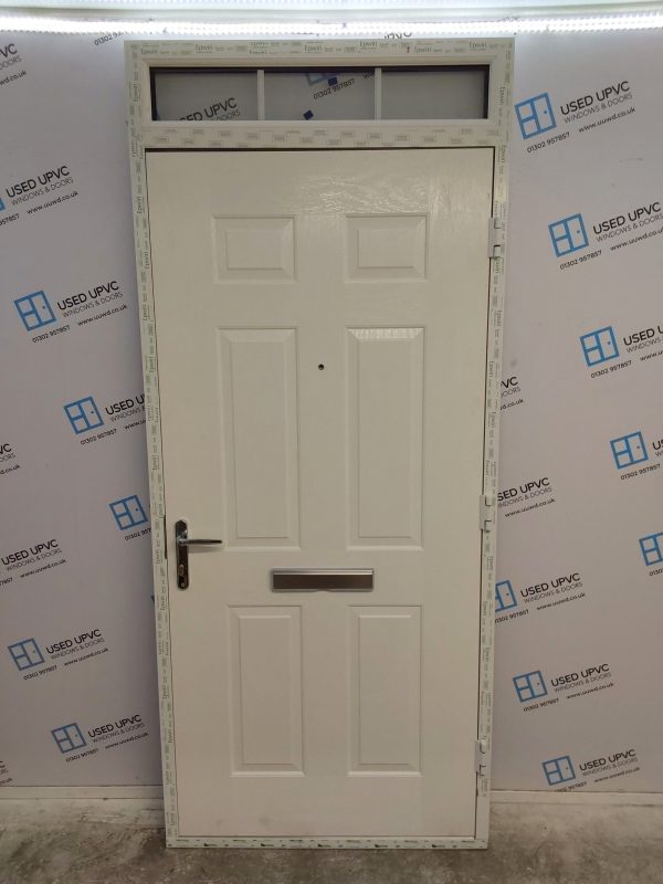 Brand New Black Composite Front Door And Toplight 1000mm x 2325mm ND67 - Image 2