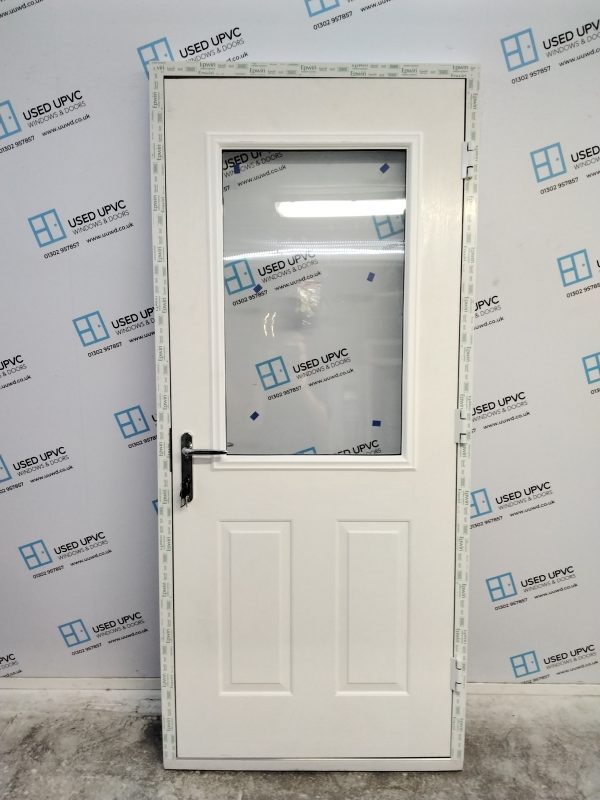 Brand New White Composite Back Door 935mm x 2105mm ND02 - Image 2