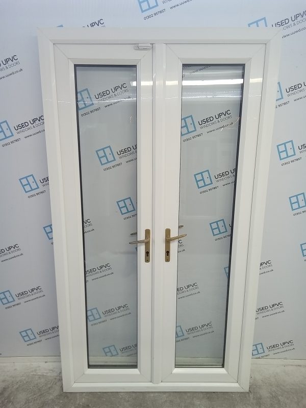 Used White Upvc French Doors (Outward Opening) 1200mm x 2135mm EA1 - Image 6