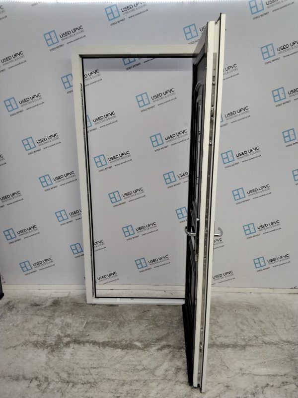 Used Black Upvc Front Door 920mm x 2010mm C8D61 - Image 3