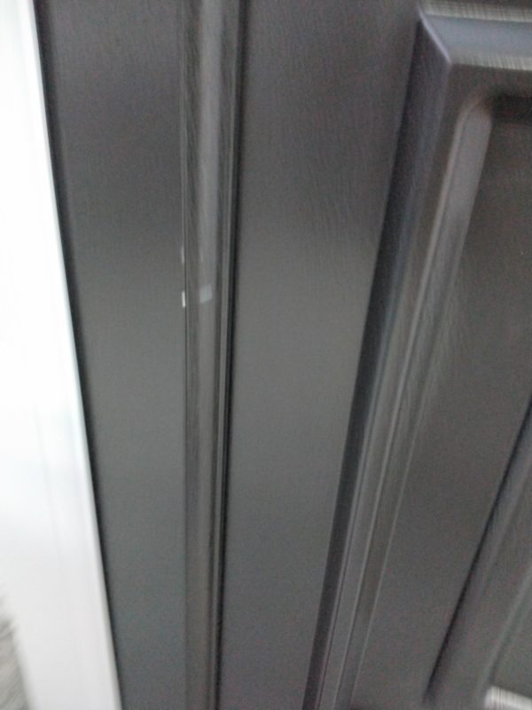 Used Black Upvc Front Door 920mm x 2010mm C8D61 - Image 7