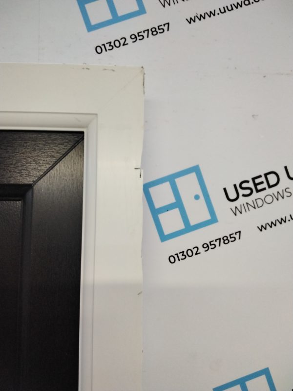 Used Black Upvc Front Door 920mm x 2010mm C8D61 - Image 6