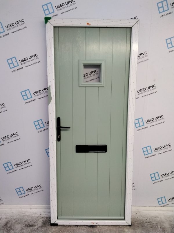 Brand New Chartwell Green Composite Front Door 835mm x 2010mm ND97