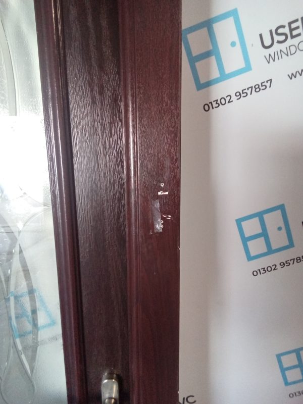 Used Rosewood Composite Front Door 890mm x 2050mm (reduce to 875mm) C9D03 - Image 2