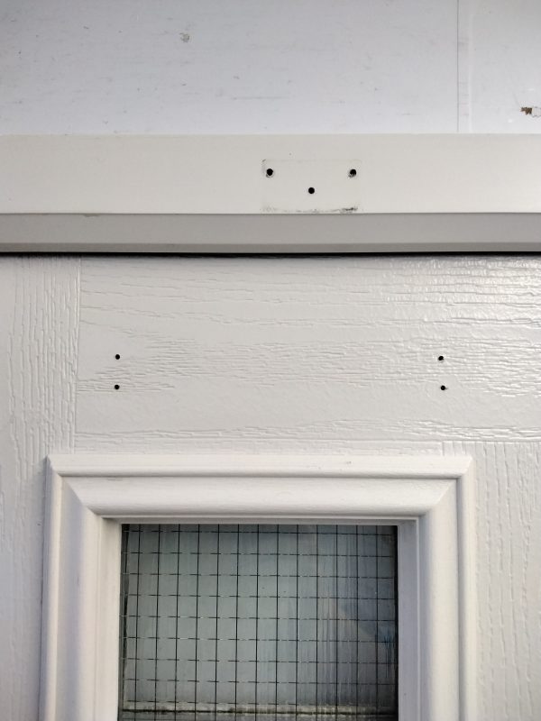 Used White Composite Front Door 870mm x 1960mm 0043 - Image 6