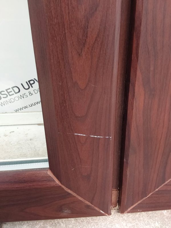 Used Rosewood Upvc French Doors 1200mm x 2030mm EA5 - Image 5