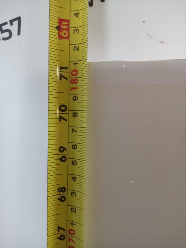Used White Upvc Front Door Panel 687mm x 1809mm x 24mm 24UFDP007 - Image 4