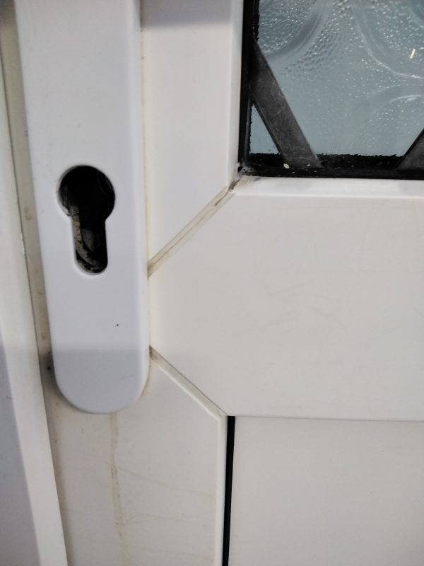 Used White Upvc Back Door 850mm x 2030mm 0794 - Image 6