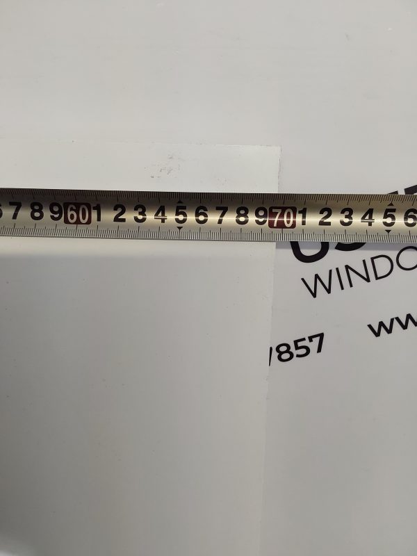 Used White Upvc Front Door Panel 697mm x 1745mm x 28mm UFDP0041 - Image 3