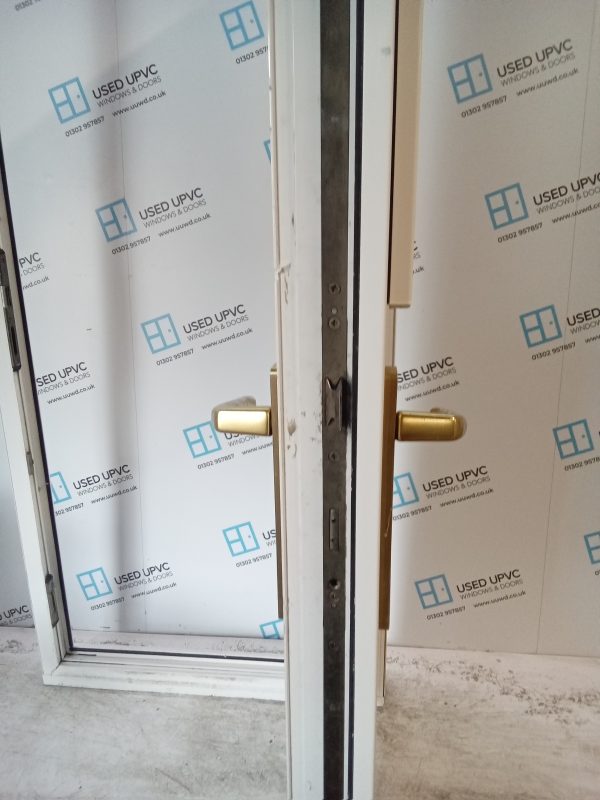 Used White Upvc stable Back Door 925mm x 2100mm C8D40 - Image 8