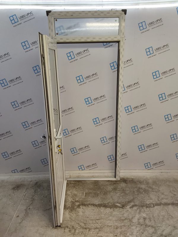 Brand New White Upvc Back Door And Toplight 900mm x 2285mm ND97 - Image 3