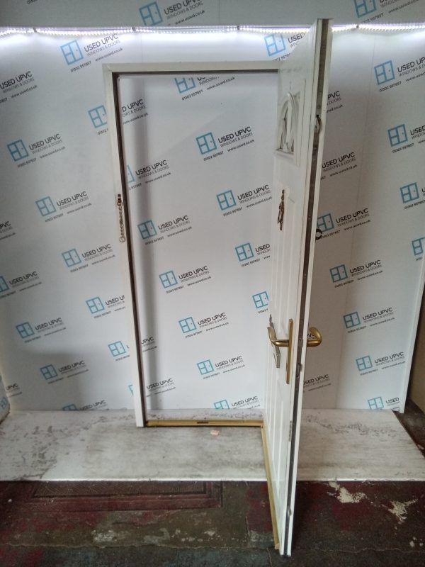 Used White Composite Front Door 910mm x 2080mm C9D19 - Image 4