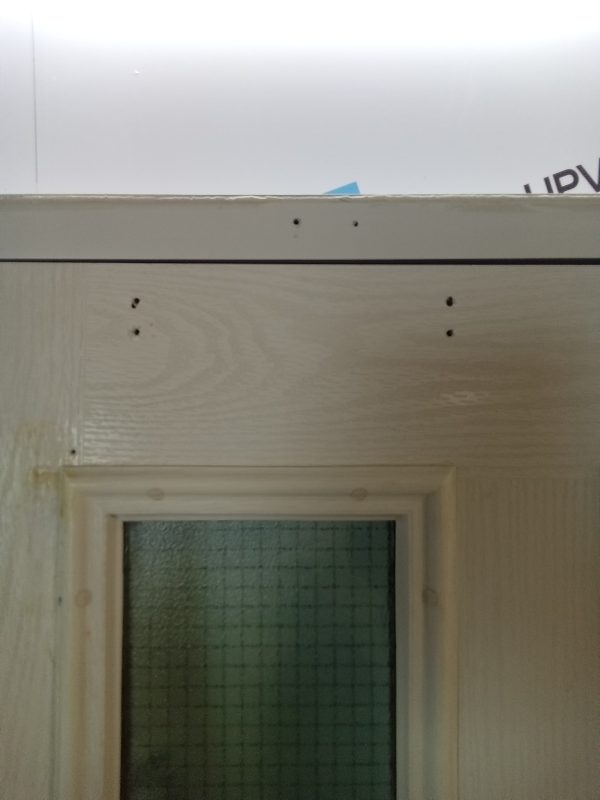 Used White Composite Front Door 905mm x 2080mm C9D28 - Image 2