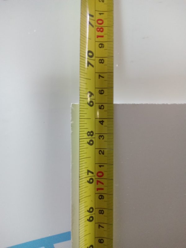 Used White Upvc Front Door Panel 600mm x 1750mm x 28mm UFDP0045 - Image 3