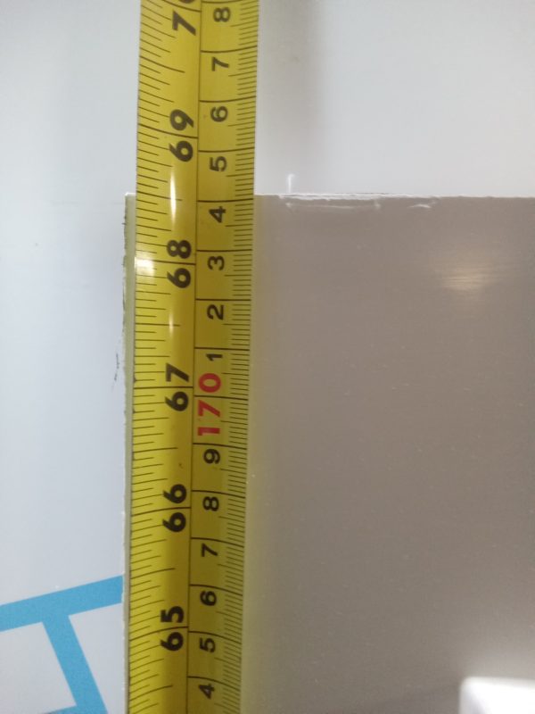Used White Upvc Front Door Panel 643mm x 1741mm x 28mm UFDP0046 - Image 3