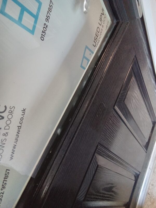 Used Black Composite Back Door 940mm x 2050mm 0030 - Image 9