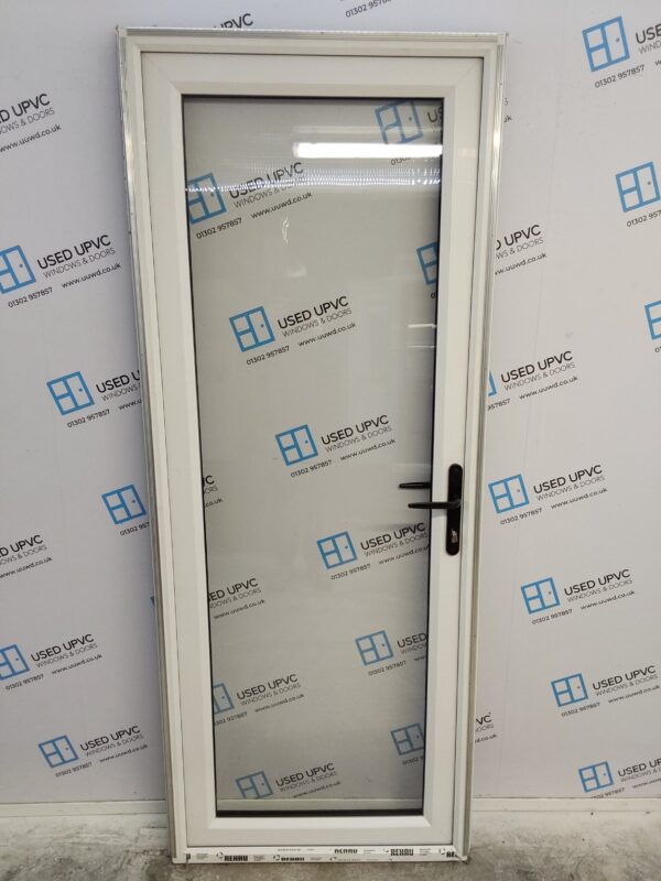 Brand New Ex-display Anthracite Grey Upvc Full Glass Caravan Door (outwards opening) 835mm x 2130mm ND95 - Image 2