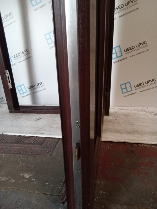 Used Woodgrain Upvc Front Door 895mm x 2055mm 0694 - Image 6