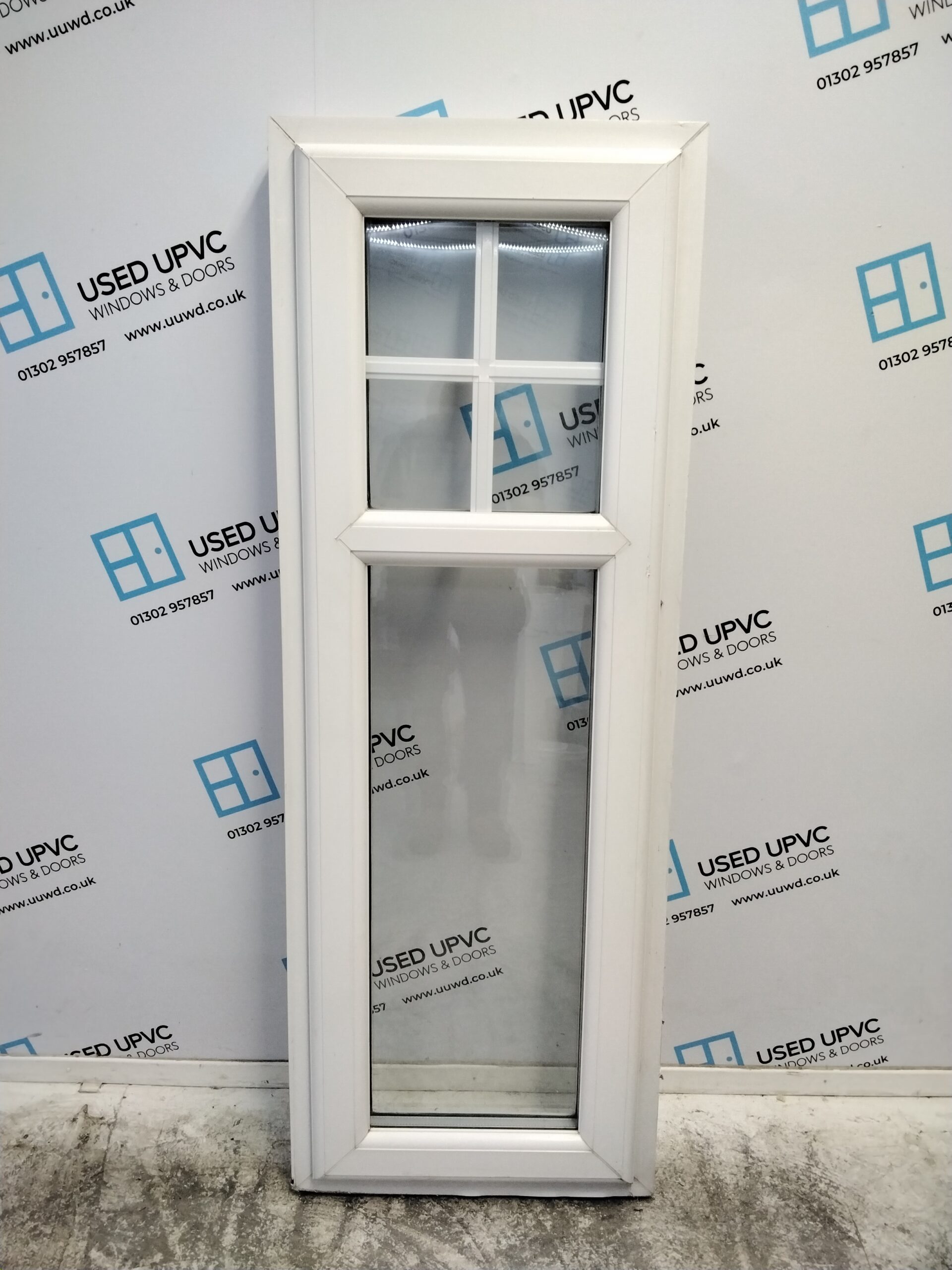 W0118 Used White Upvc Window 480mm x 1310mm W0118 | Used UPVC Windows & Doors