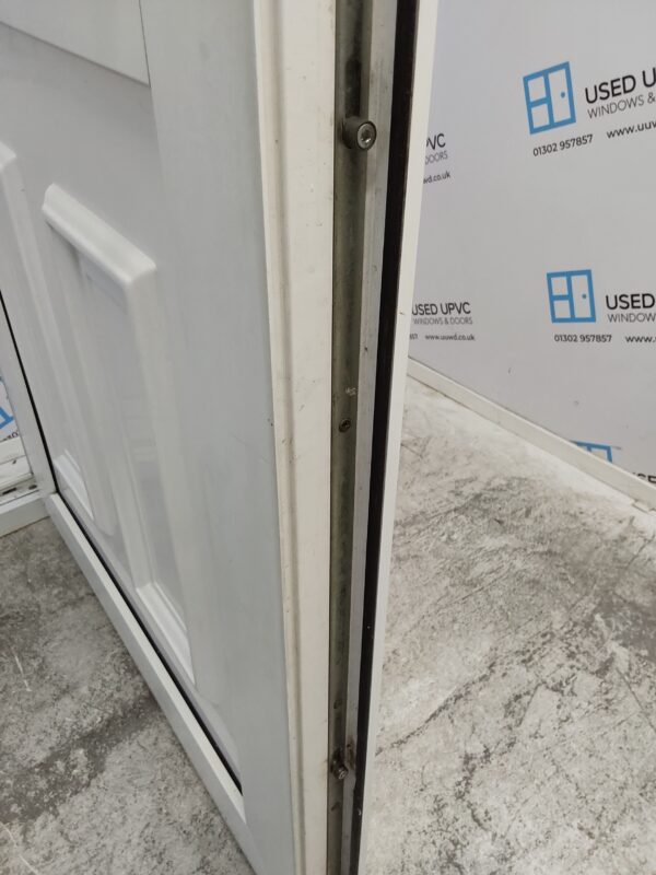 Used White Upvc Front Door And Side Panel 1480mm x 2090mm DS054 - Image 7
