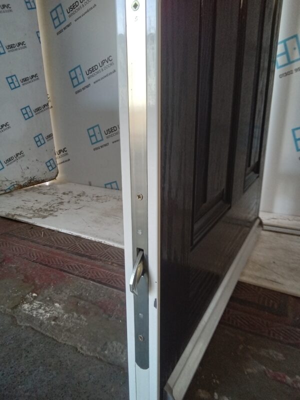 Used Black Composite Front Door 885mm wide x 2080mm high 0266 - Image 7