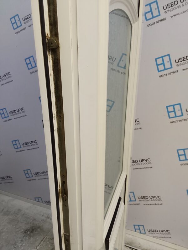 Used White Upvc Front Door 910mm x 2040mm C8D73 - Image 6