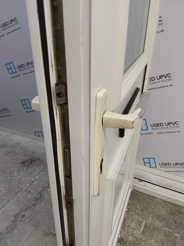 Used White Upvc Front Door 910mm x 2040mm C8D73 - Image 7