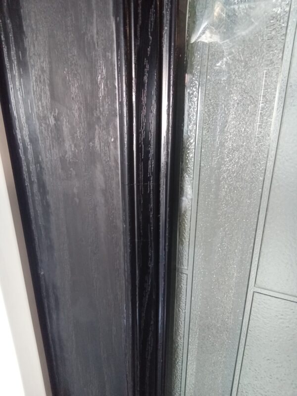 Used Black Composite Front Door 950mm x 2115mm C8D45 - Image 4