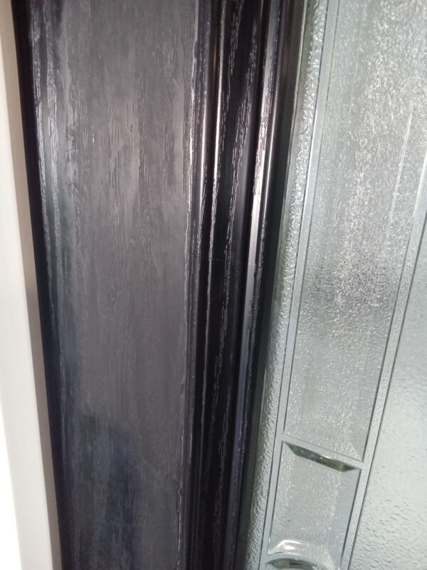 Used Black Composite Front Door 950mm x 2115mm C8D45 - Image 5