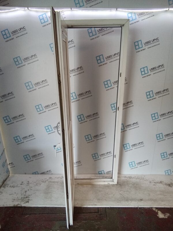 Used White Upvc Back Door 685mm x 2090mm 0099 - Image 3