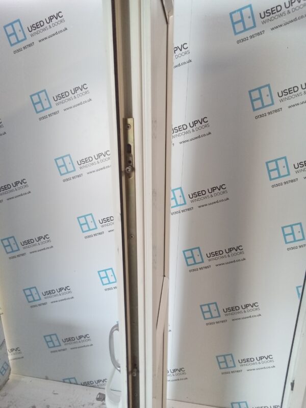 Used White Upvc Back Door 685mm x 2090mm 0099 - Image 4