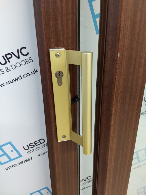 Used Woodgrain Upvc Sliding Patio Doors 1800mm x 2085mm EA7 - Image 6