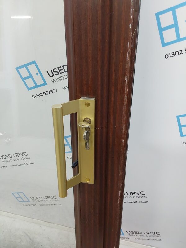 Used Woodgrain Upvc Sliding Patio Doors 1800mm x 2085mm EA7 - Image 8