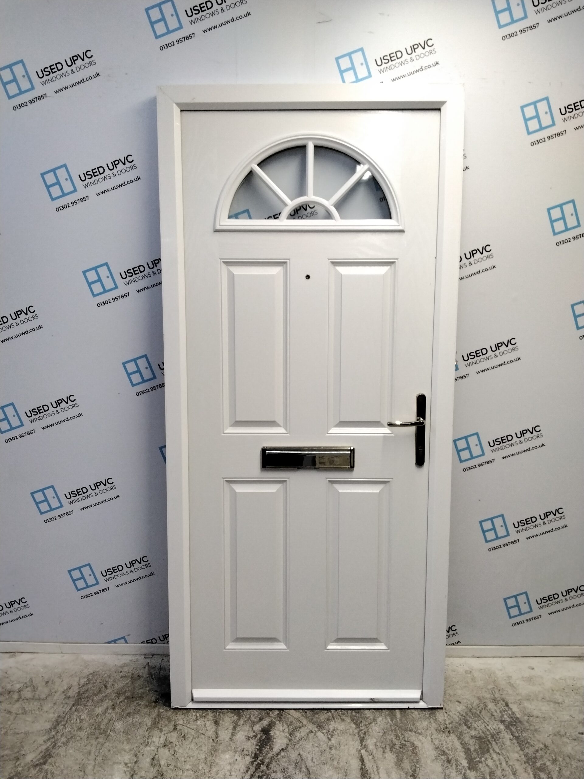 Used White Composite Front Door 930mm x 2025mm 0586 | Used UPVC Windows ...