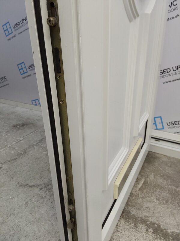 Used White Upvc Front Door 830mm x 2070mm C9D08 - Image 6