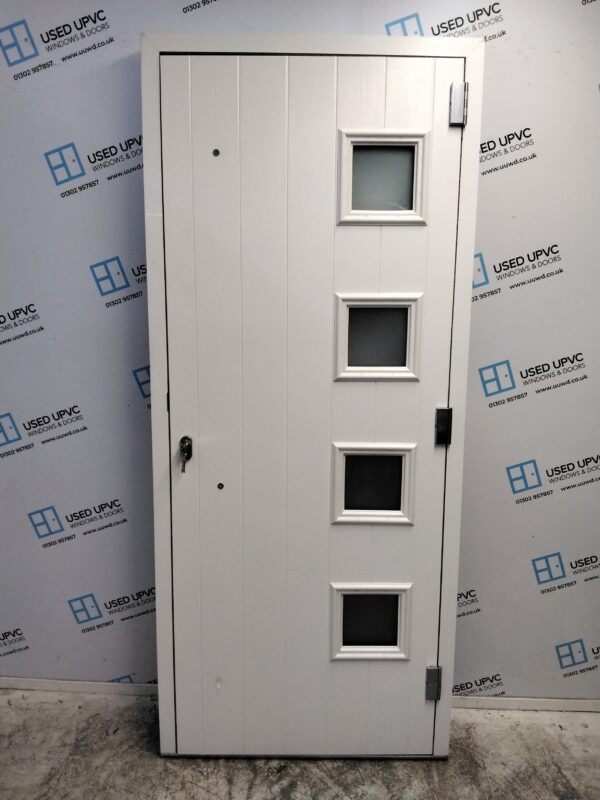 Used Chartwell Green Composite Front Door 880mm x 2050mm 0697 - Image 2
