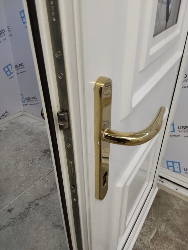 Used White Upvc Back Door 905mm x 2060mm C9D13 - Image 5