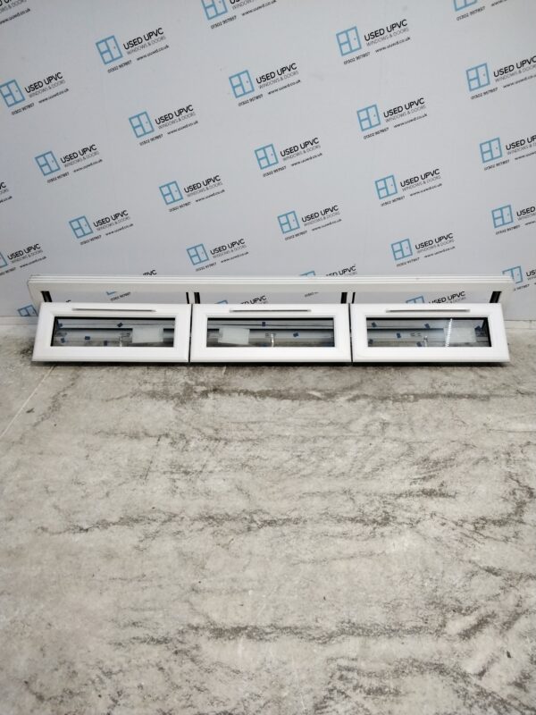 Brand New White Upvc Window 2325mm x 365mm C7083 - Image 3