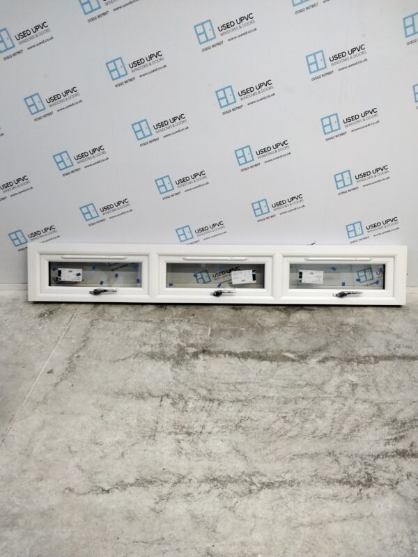 Brand New White Upvc Window 2325mm x 365mm C7083 - Image 2