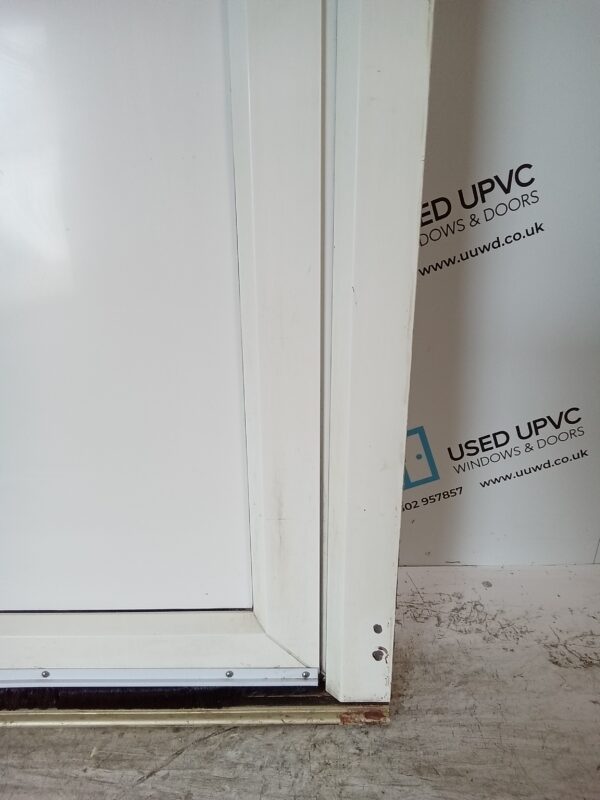 Used White Upvc Back Door 960mm x 1985mm 0150 - Image 4
