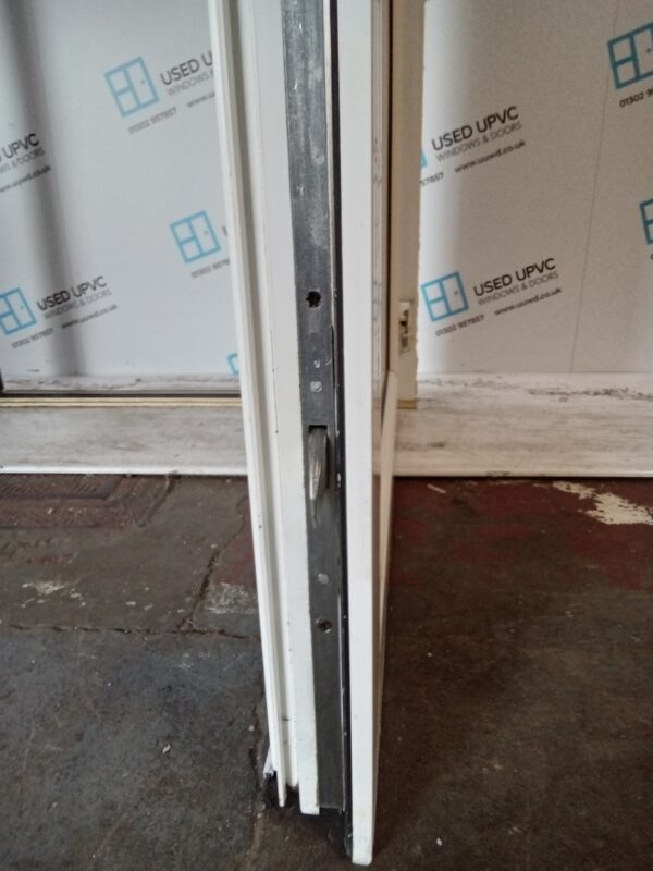 Used White Upvc Back Door 960mm x 1985mm 0150 - Image 9
